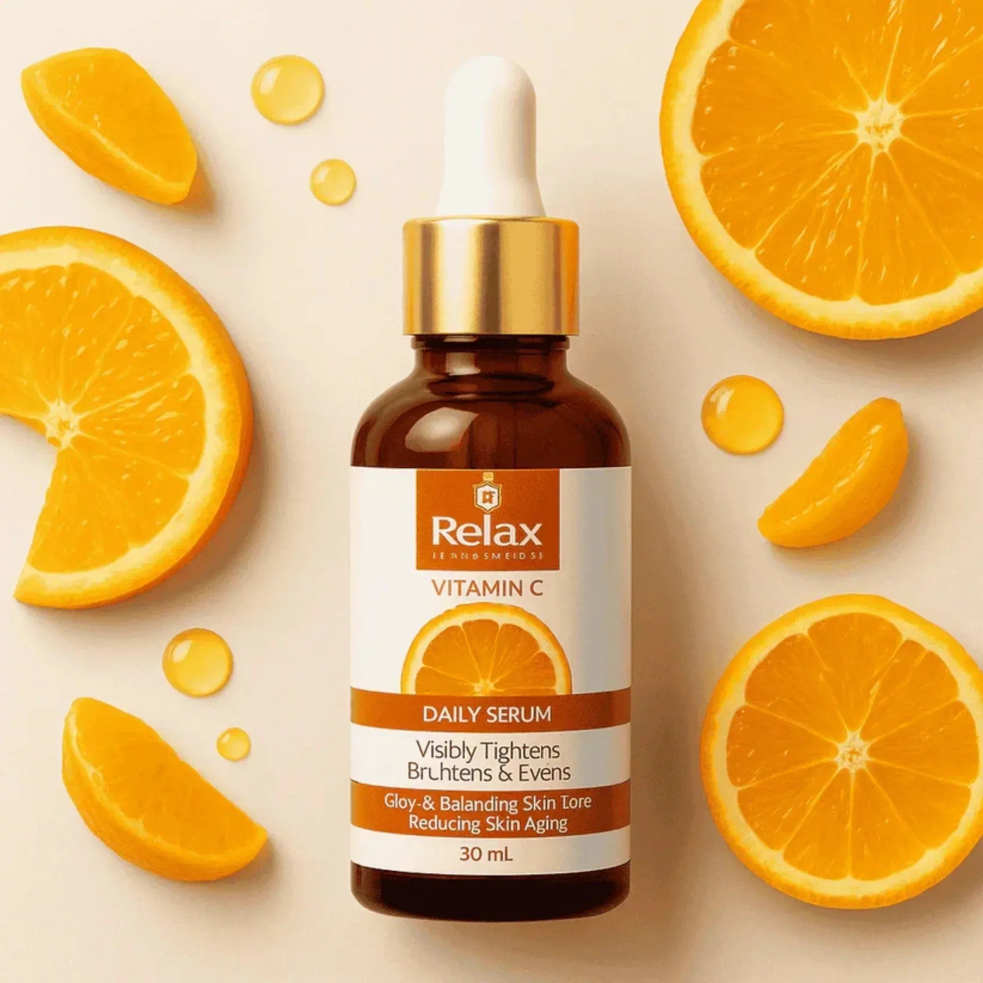 Relax Vitamin C Serum + indian cream free