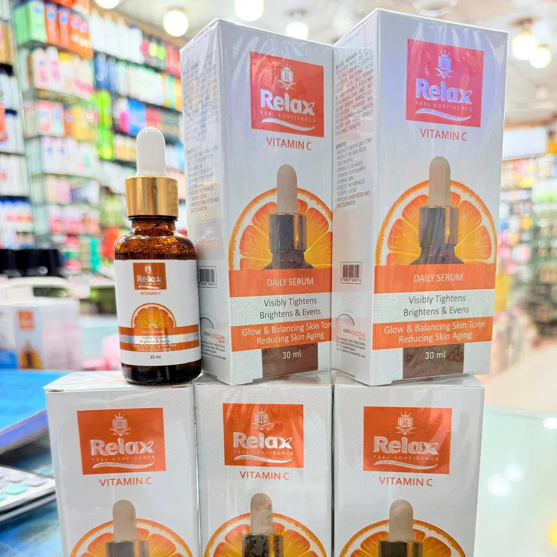 Relax Vitamin C Serum + indian cream free