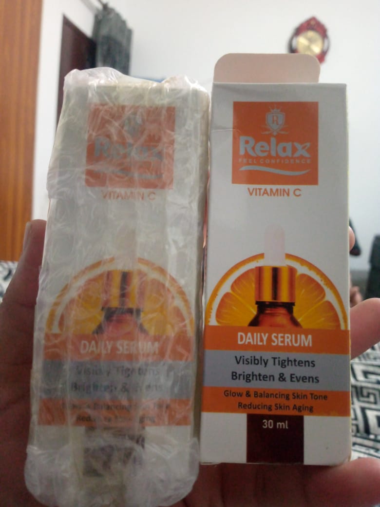 Relax Vitamin C Serum + indian cream free